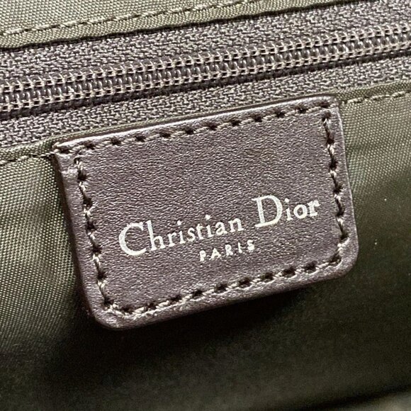 Auth DIOR/ChristianDior Trotter,Romantic CPF44864 Dark Brown Brown PVC Leather - Picture 14 of 16